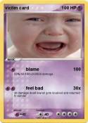 victim card