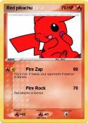 Red pikachu