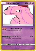 pink bunanna