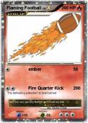 Flaming Footbal