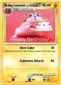 B-day hamster