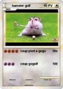 hamster golf