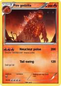 Fire godzilla