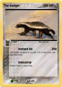 The badger