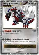 Shiny groundon