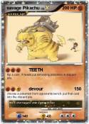 savage Pikachu