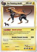the flaming