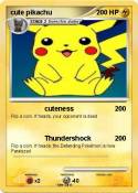cute pikachu