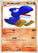 I'm baby yoshi