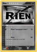 Rien ?