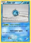water type