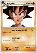kid goku