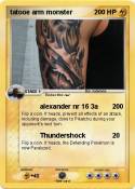 tatooe arm mons