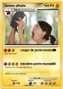 femme affolée