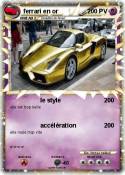ferrari en or