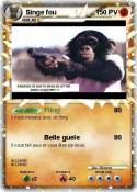 Singe fou