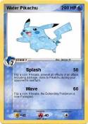 Water Pikachu