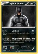 Taylor's Batman