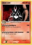stone cold