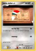 santa dollar
