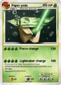 Paper yoda