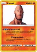 the rock