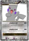 Shadow pikachu