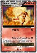 flame arcanine
