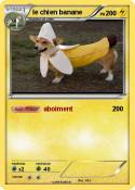 le chien banane