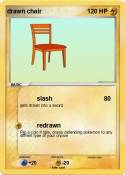 drawn chair