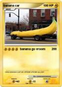 banana car