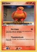 red flame