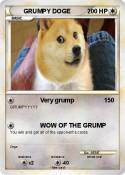 GRUMPY DOGE