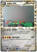 sniper rifle