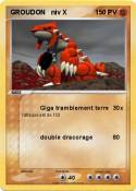 GROUDON niv X