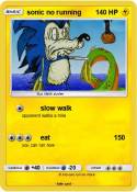 sonic no runnin