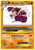 Luffy gear 4th