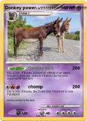 Donkey power