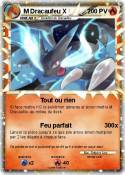 M Dracaufeu X