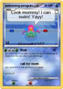 swimming pengui