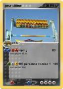 peur ultime