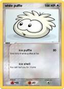 white puffle