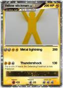 Yellow stickman
