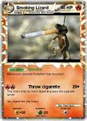 Smoking Lizard