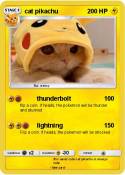 cat pikachu
