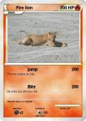 Fire lion