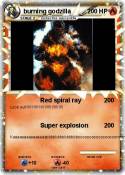 burning godzill
