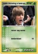 justin throwing