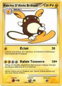 Raichu D'Alola