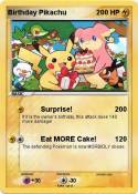 Birthday Pikach